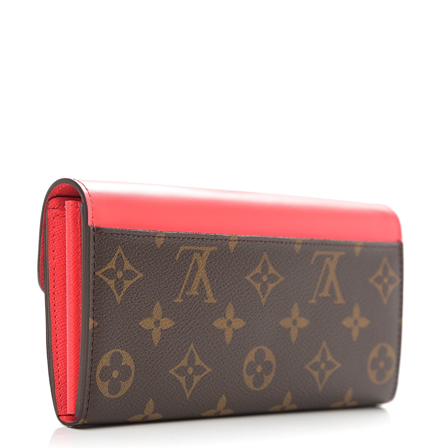Monogram Tribal Mask Sarah Wallet Purple