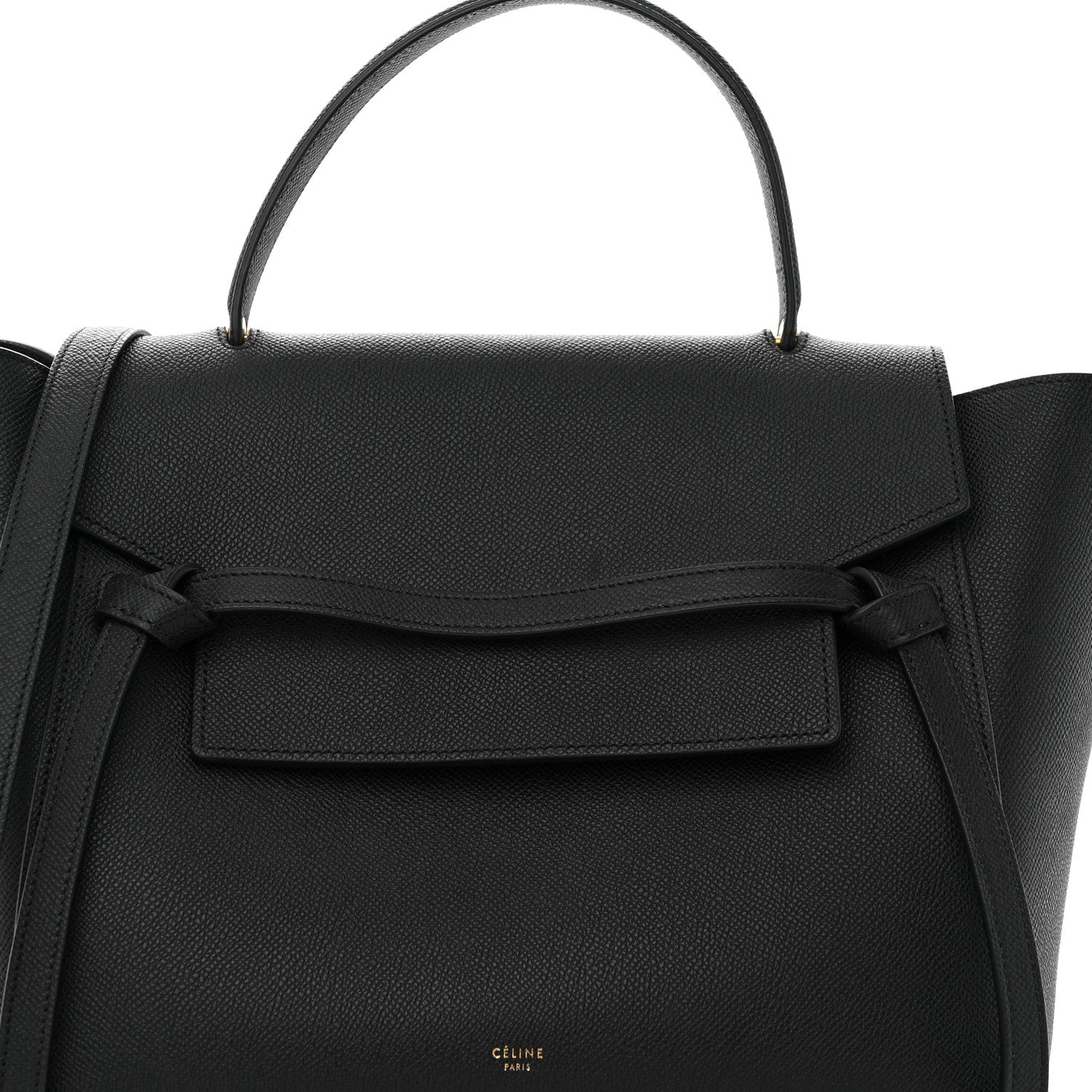 Celine Grained Calfskin Mini Belt Bag Black 7 of 9