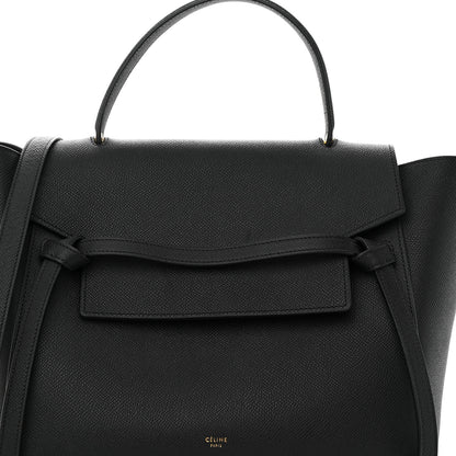 Celine Grained Calfskin Mini Belt Bag Black 7 of 9