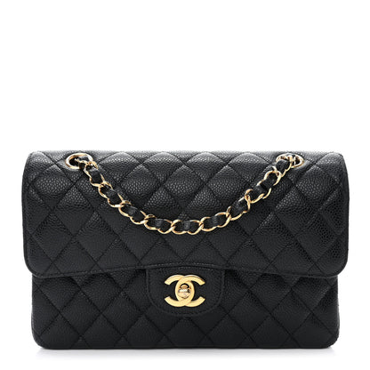 Chanel Caviar Quilted Small Double Flap Black 1 of 12