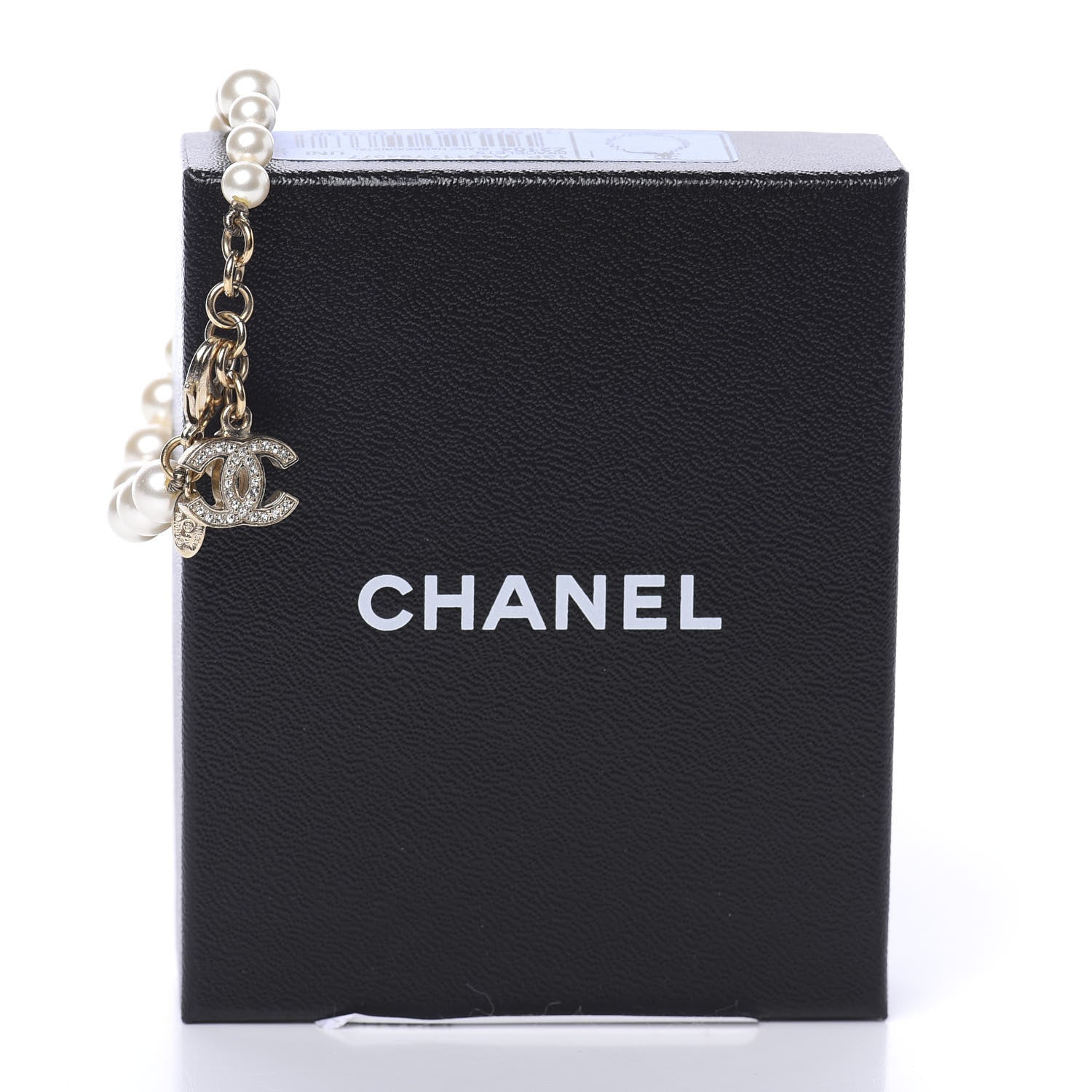 Chanel Pearl Crystal CC Bracelet Gold 5 of 5