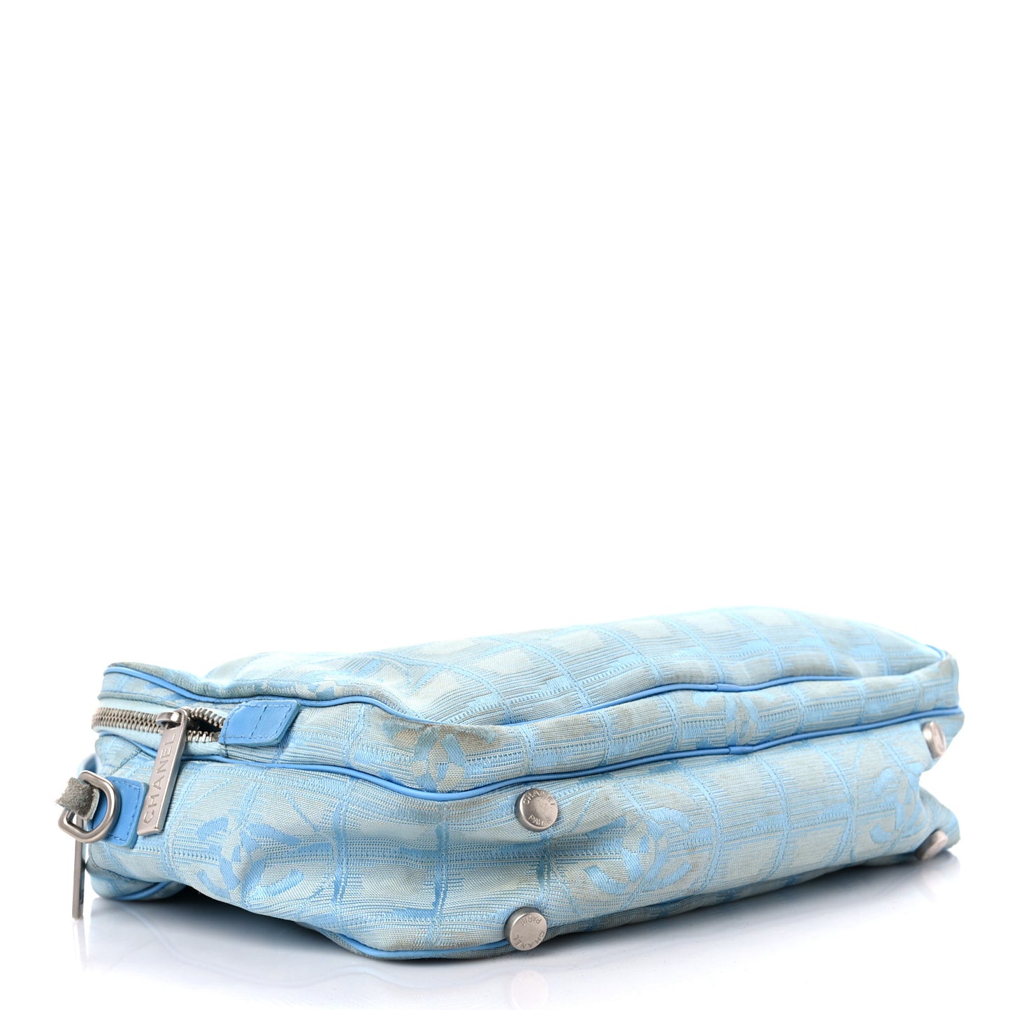 Nylon Medium Travel Tote Blue