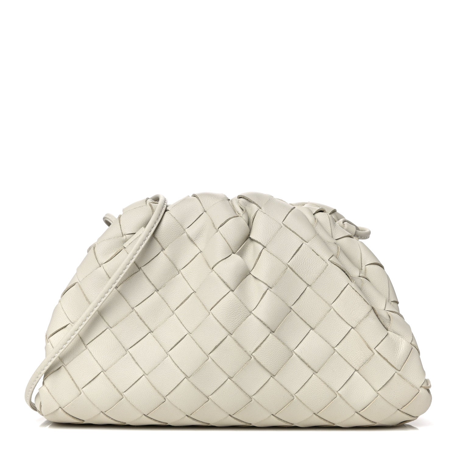 Bottega Veneta Nappa Intrecciato The Mini Pouch Chalk 1 of 10