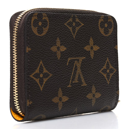 Louis Vuitton Monogram 2022 Christmas Animation New York Soho Zippy Coin Purse Yellow 3 of 8