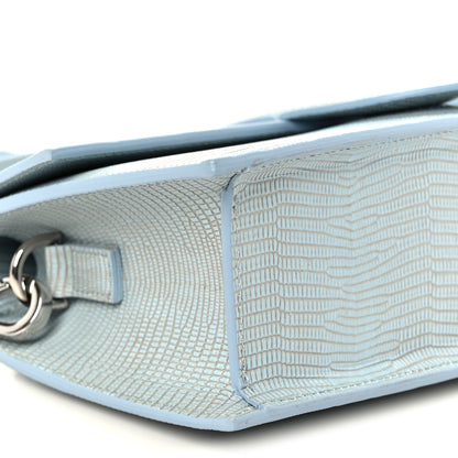 Jacquemus Calfskin Lizard Embossed Le Grand Bambino Light Blue 10 of 12