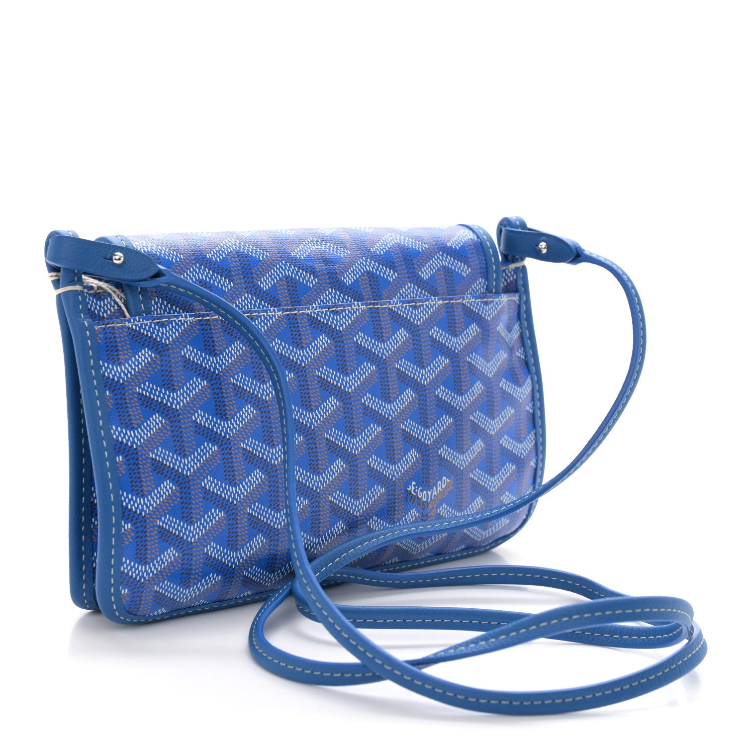 Goyard Goyardine Plumet Wallet Clutch Sky Blue 3 of 10