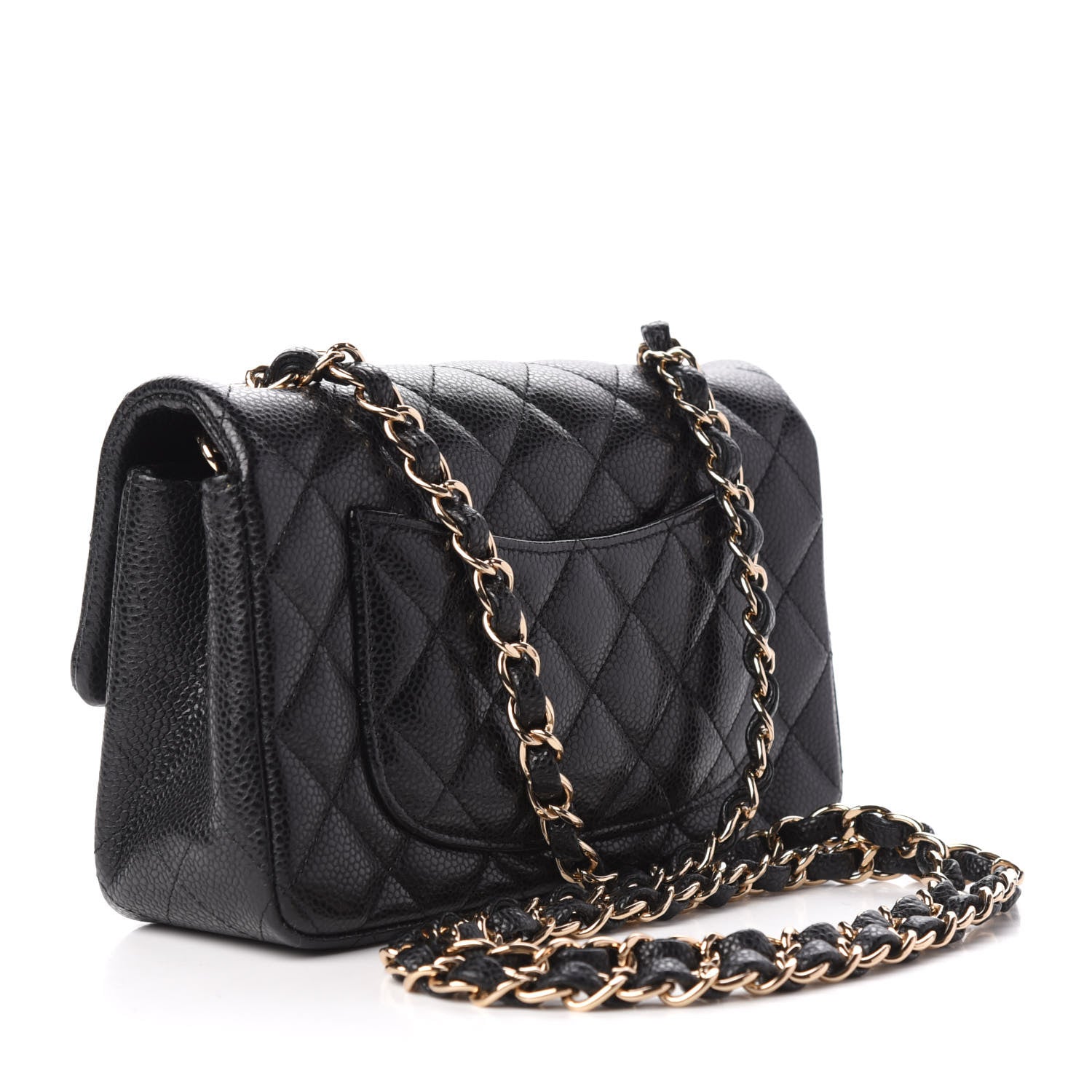 Chanel Caviar Quilted Mini Rectangular Flap Black 3 of 10