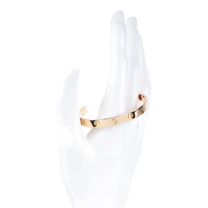 Cartier 18K Yellow Gold LOVE Cuff Bracelet 16 2 of 5