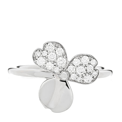 Tiffany Platinum Diamond Paper Flowers Ring 49 5 1 of 6