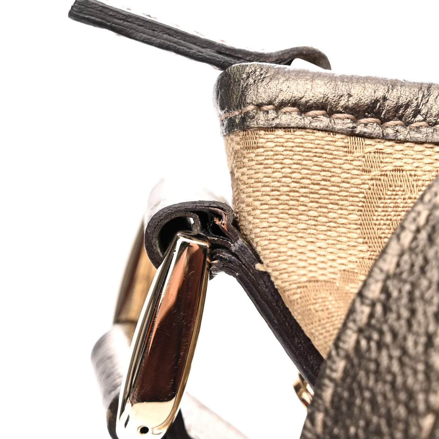 Monogram Abbey Messenger Bag Dark Brown