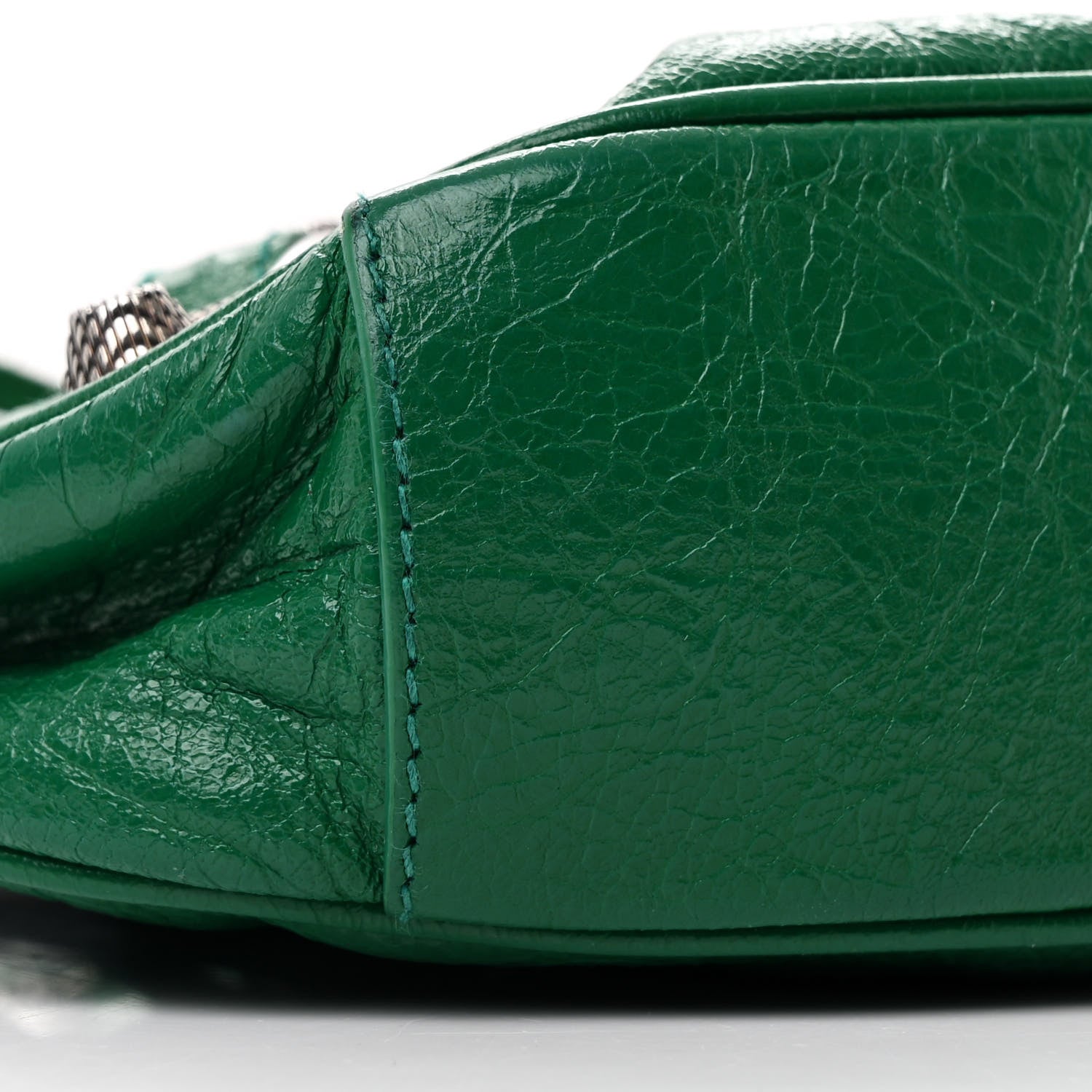 Balenciaga Agneau Arena Le Cagole Shoulder Bag XS Jade 12 of 14