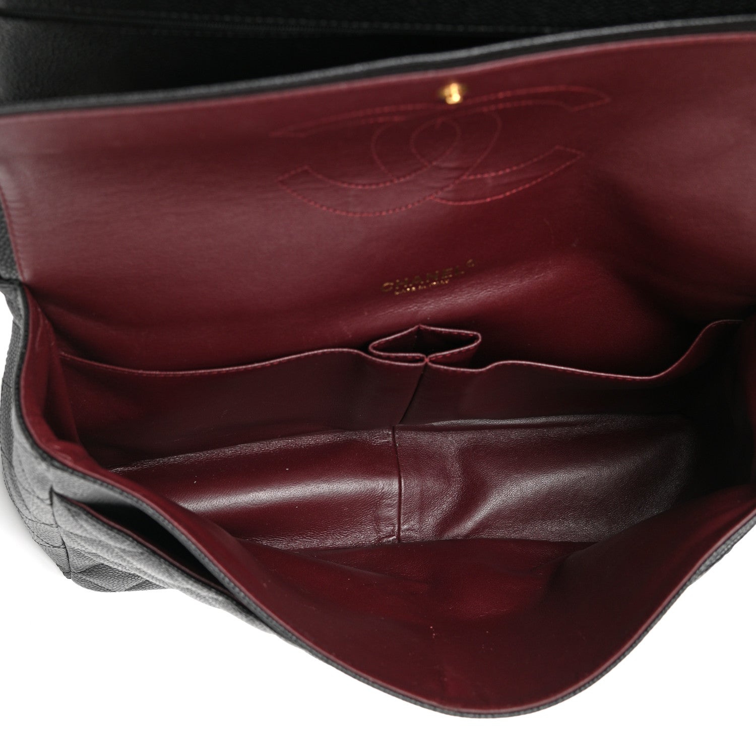 Chanel Caviar Quilted Maxi Double Flap Black 6 of 12