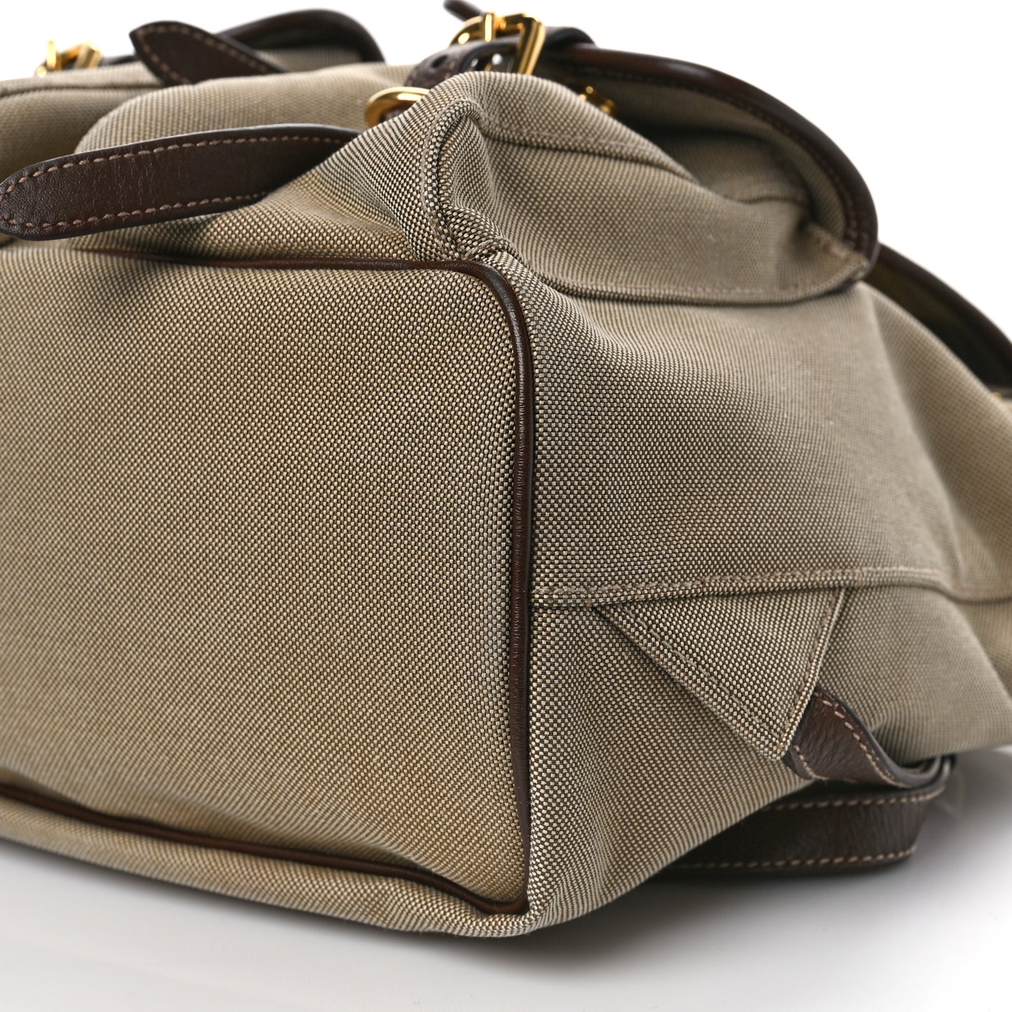 Jacquard Logo Rucksack Backpack Corda Bruciato
