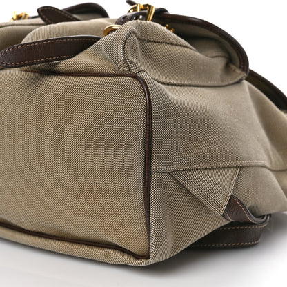 Prada Jacquard Logo Rucksack Backpack Corda Bruciato 8 of 8