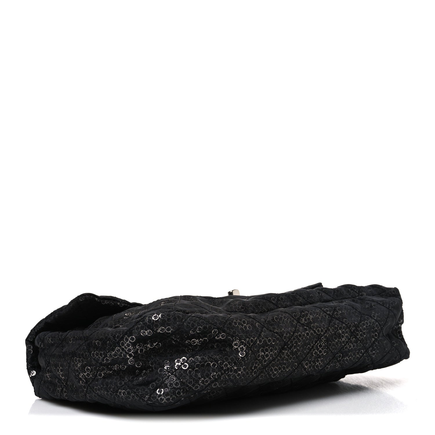 Chanel Hidden Sequin Maxi Flap Black 4 of 11