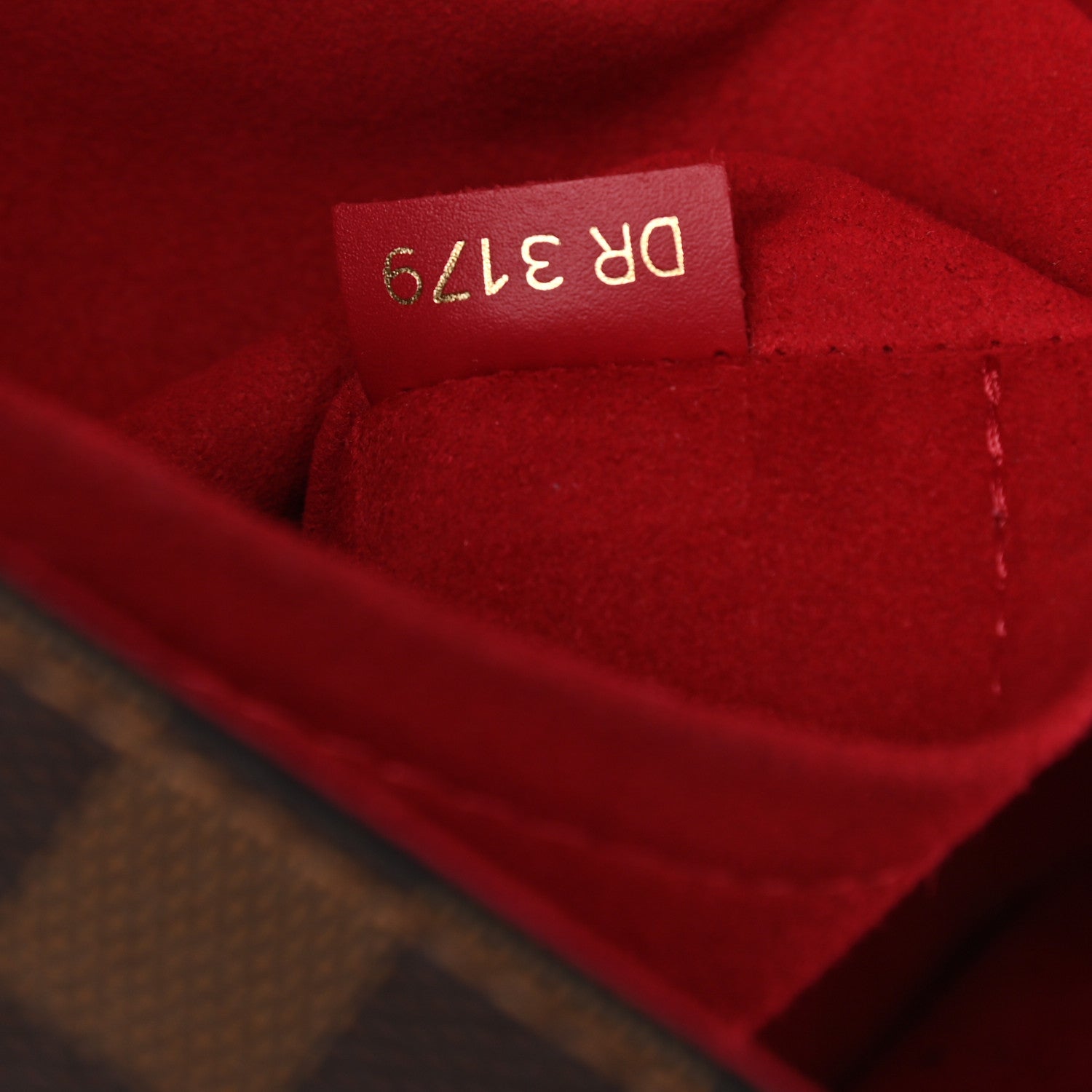 Louis Vuitton Damier Ebene Beaubourg MM Scarlet 7 of 13