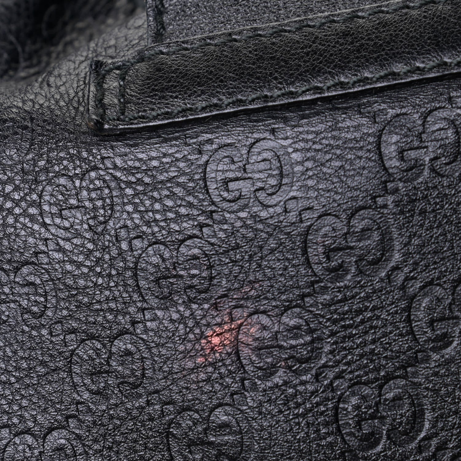 Gucci Guccissima Large New Ladies Web Hobo Black 6 of 10