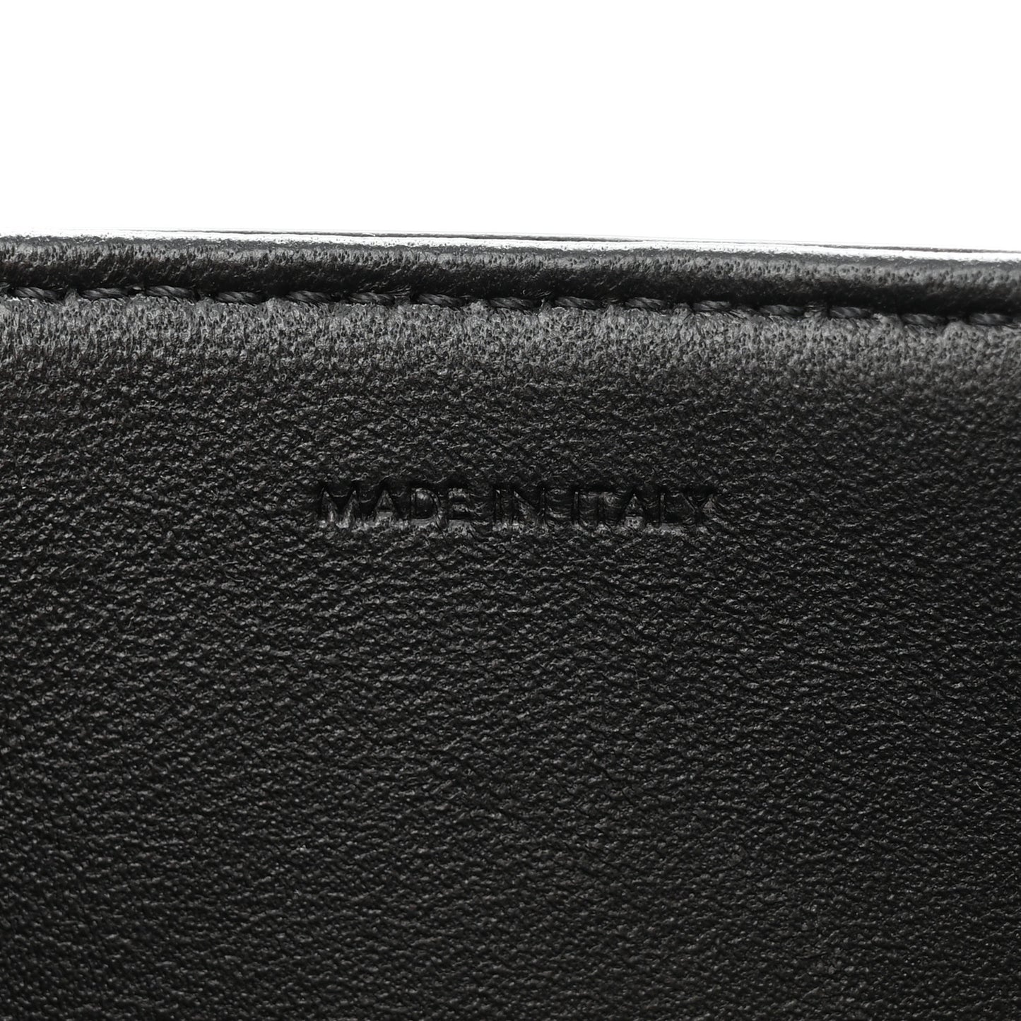 Shiny Calfskin Medium Triomphe Black