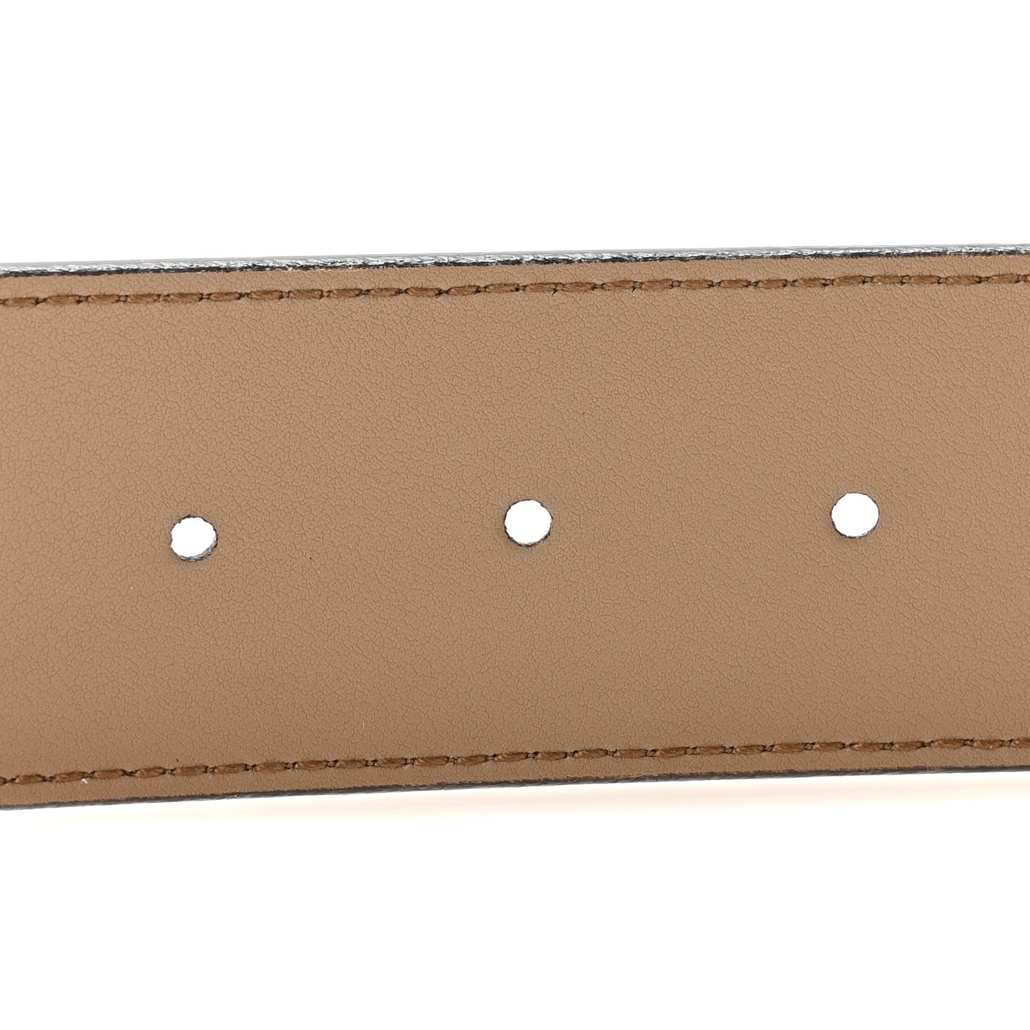 Gucci GG Supreme Monogram Suede Dionysus 40mm Belt 80 32 Beige Taupe 4 of 5