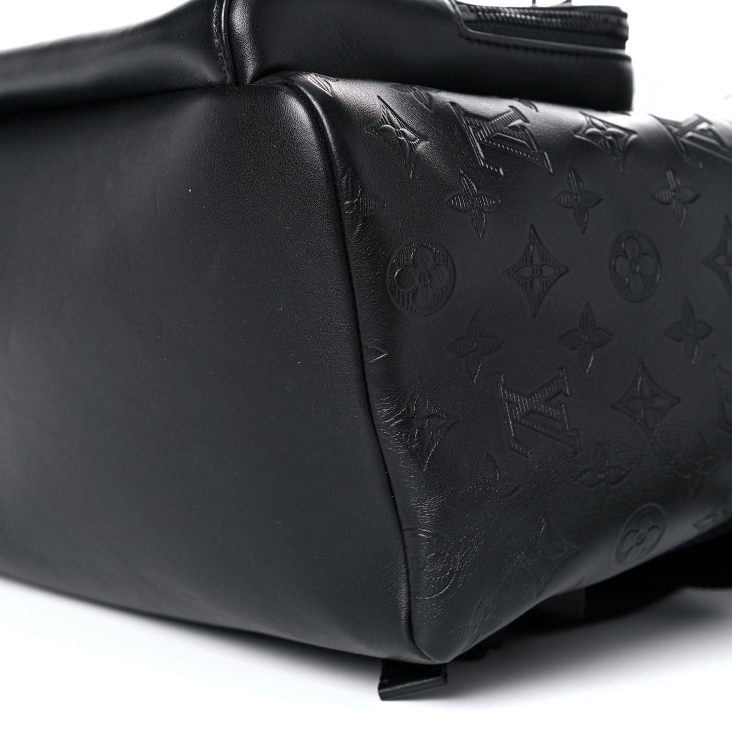 Calfskin Monogram Shadow Racer Backpack Black