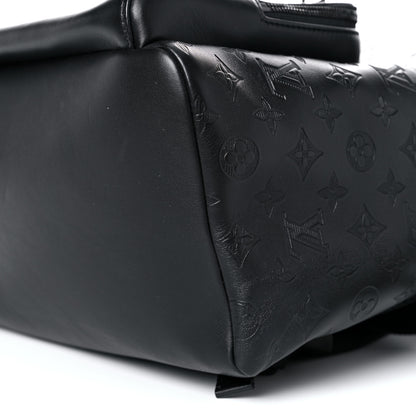 Louis Vuitton Calfskin Monogram Shadow Racer Backpack Black 8 of 13