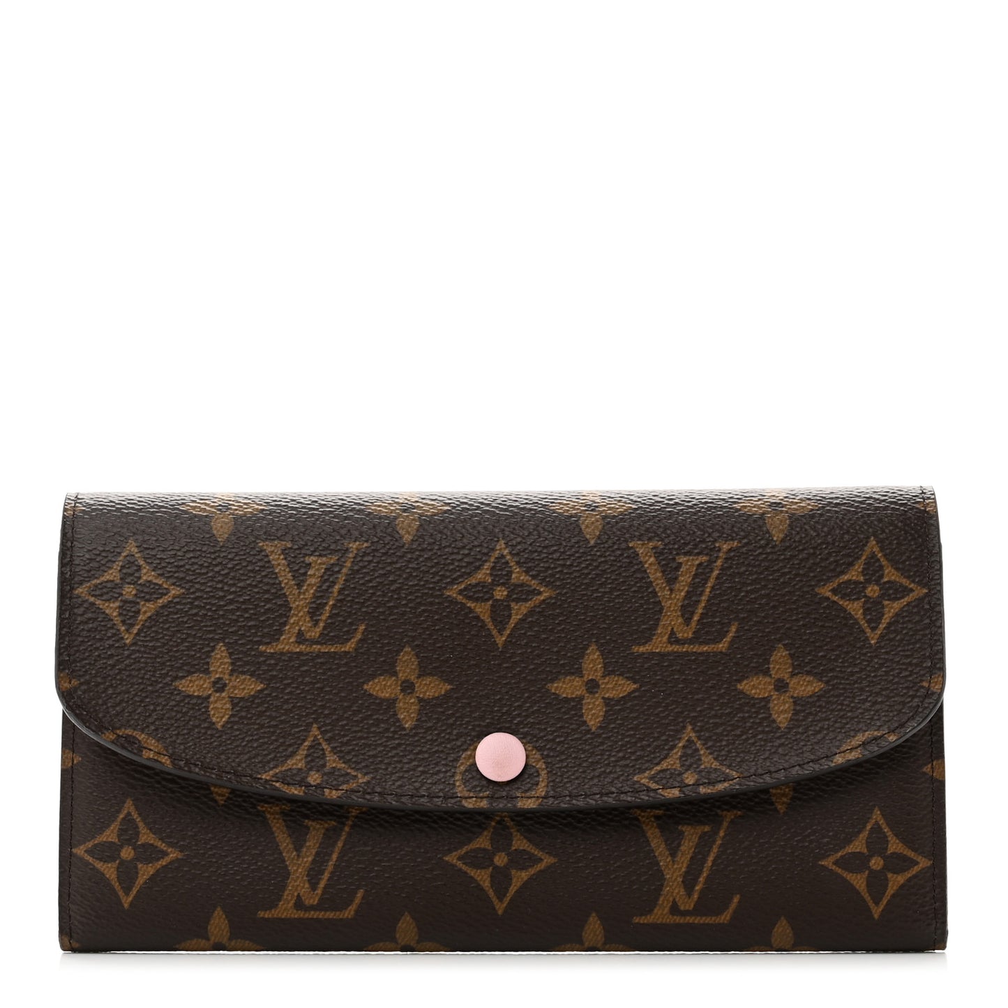 Monogram Emilie Wallet Rose Ballerine