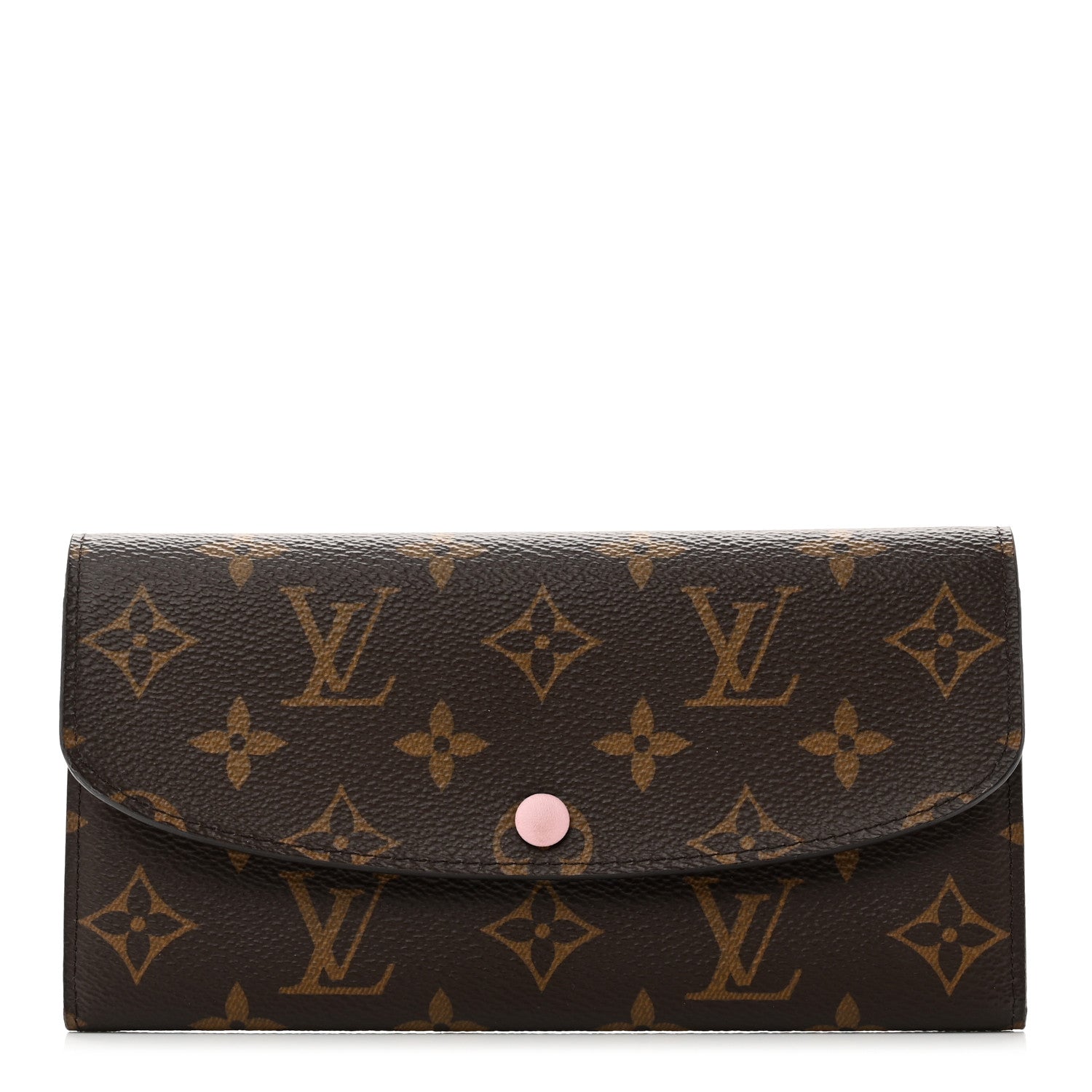 Louis Vuitton Monogram Emilie Wallet Rose Ballerine 1 of 6