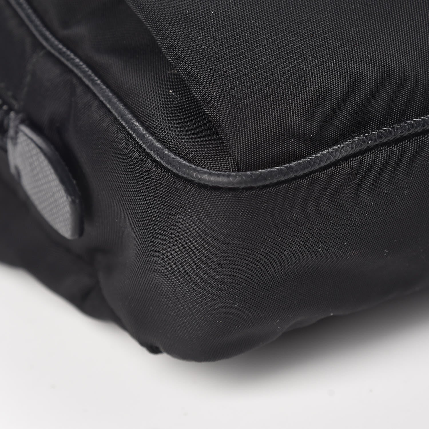 Prada Tessuto Nylon Saffiano Belt Bag Black 9 of 12