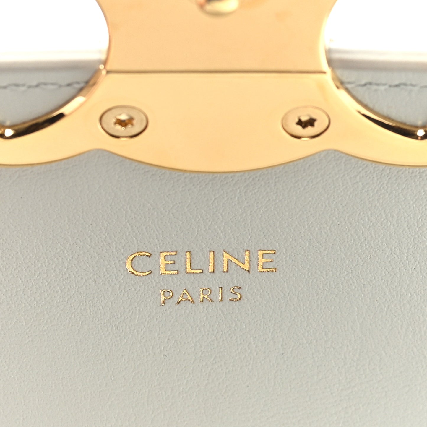 Shiny Calfskin Mini Claude Light Stone