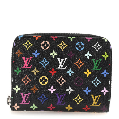 Louis Vuitton LV x TM Monogram Multicolor Zippy Coin Purse Black 1 of 6