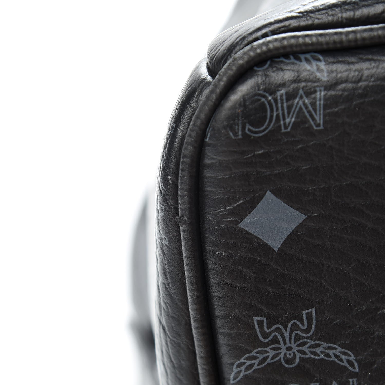 MCM Visetos Studded Small Stark Backpack Black 12 of 15