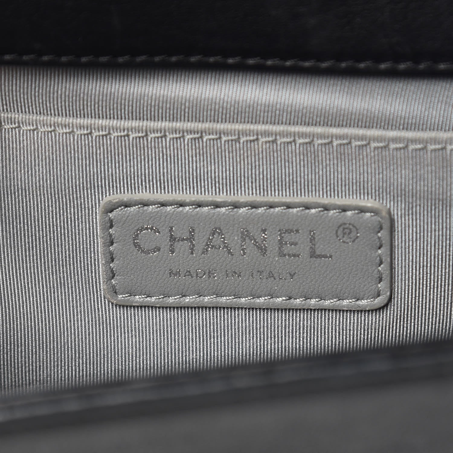 Chanel Calfskin Double Stitch Medium Boy Flap Black 6 of 16