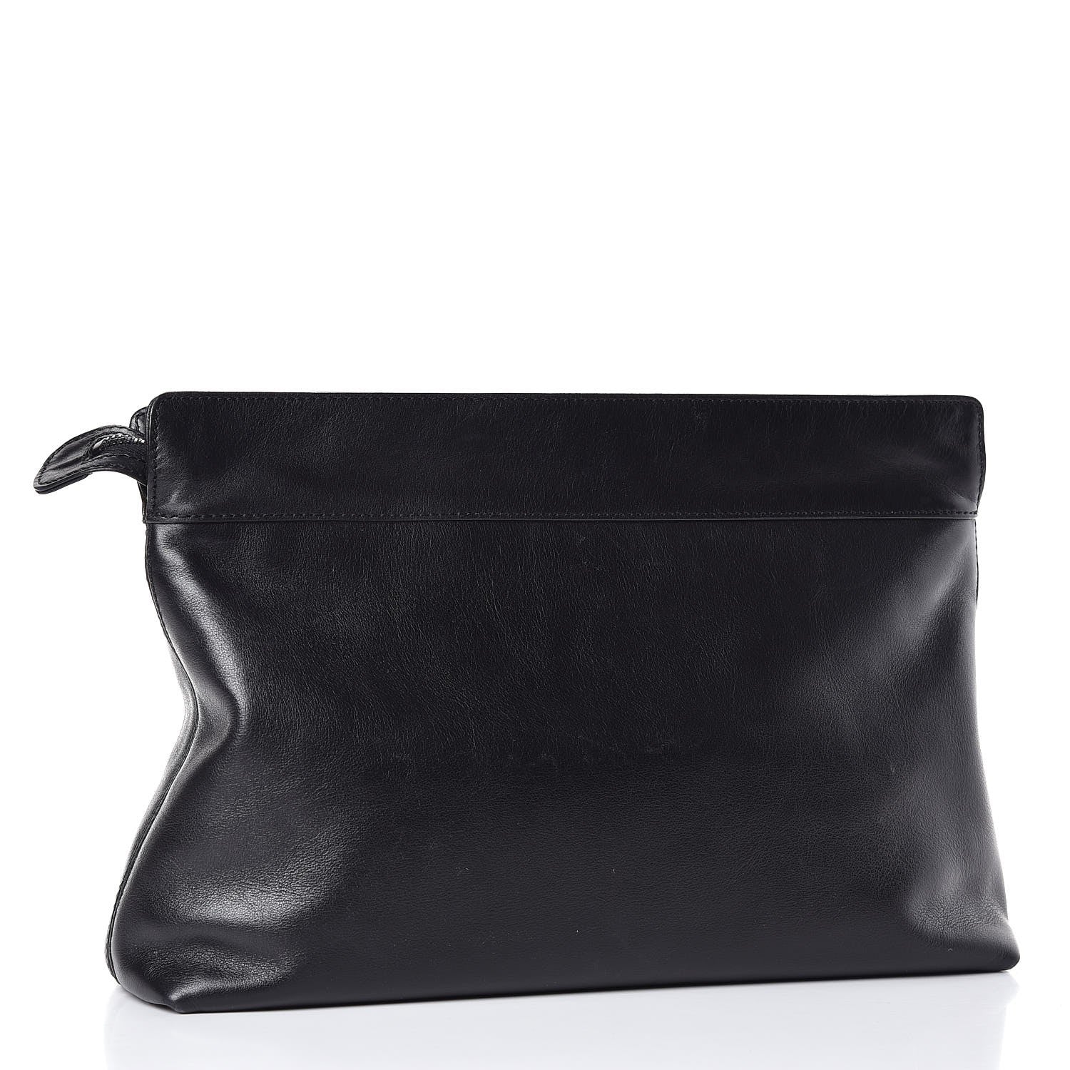 Chanel Lambskin Pouch Black 3 of 9