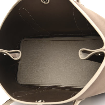 Hermes Toile Militaire Vache Country Garden Party 36 MM Tote Etoupe 4 of 9