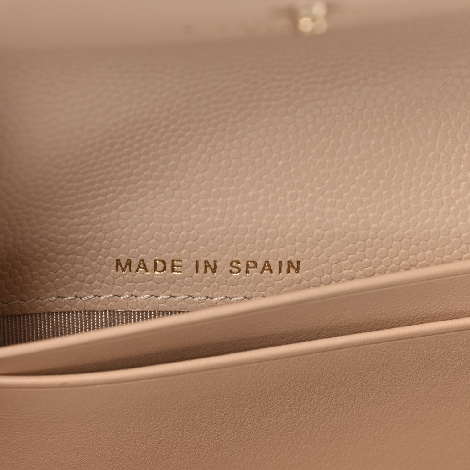 Chanel Caviar Pearl Quilted Coco Candy Wallet Beige 7 of 9