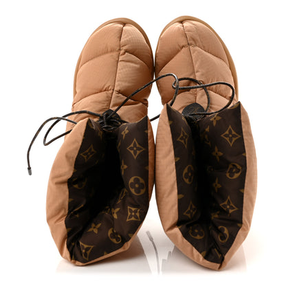 Louis Vuitton Nylon Monogram Pillow Comfort Ankle Boot 39 Beige 2 of 9