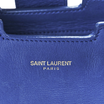Saint Laurent Calfskin Small Classic Y Cabas Royal Blue 7 of 13
