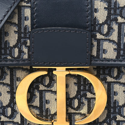 Christian Dior Oblique 30 Montaigne Box Bag Blue 8 of 10