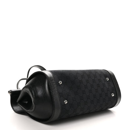 Gucci Monogram Bamboo Bullet Bag Black 4 of 11