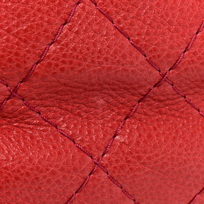 Chanel Glazed Calfskin Large On The Road Tote Red 11 of 18