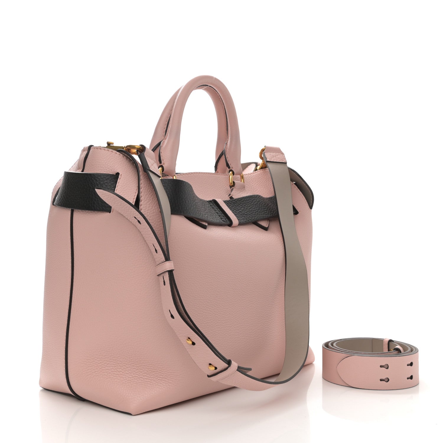 Burberry Marais Calfskin Medium Belt Bag Pale Ash Rose 2 of 10