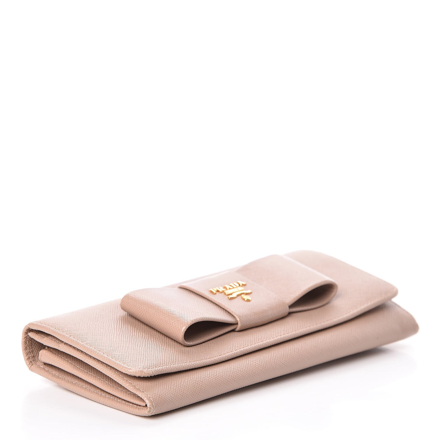 Saffiano Bow Continental Wallet Orchidea