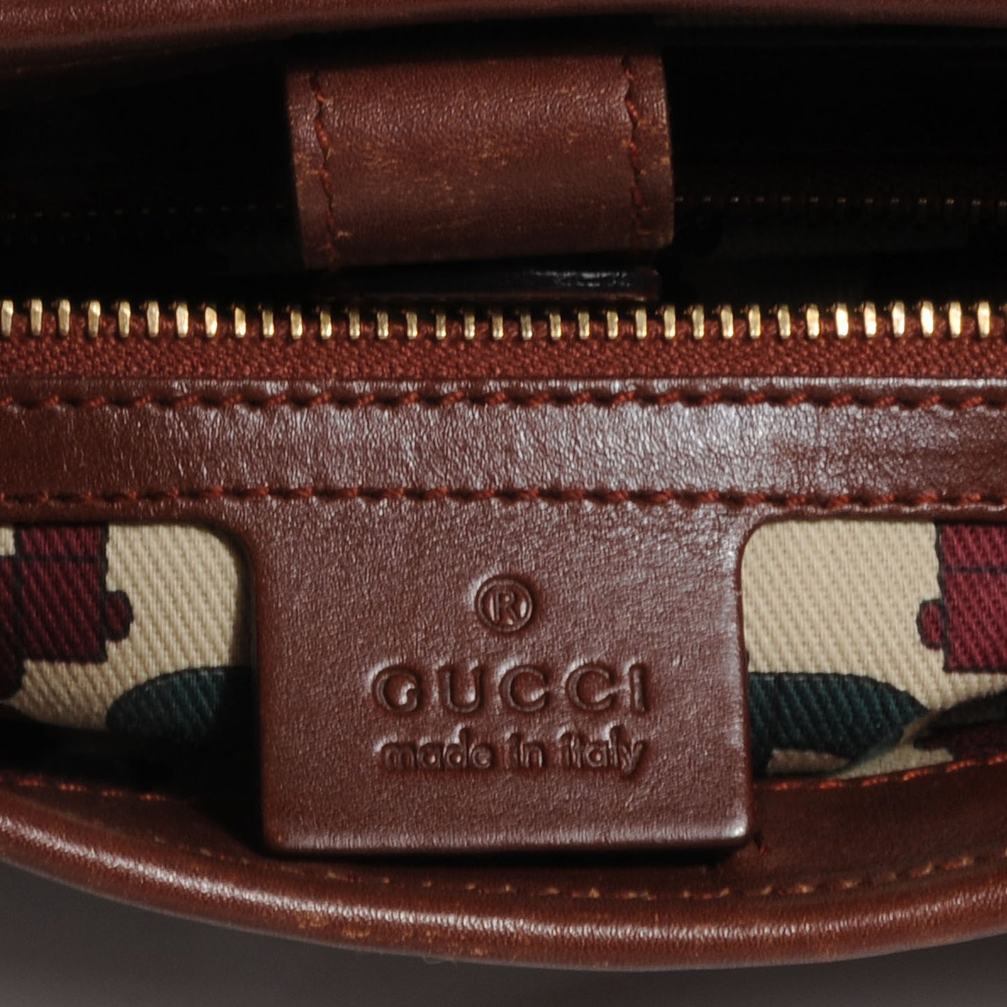 Guccissima Punch Hobo Brown