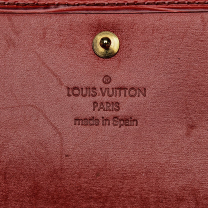 Louis Vuitton Epi Porte Tresor International Wallet Castillan Red 7 of 10