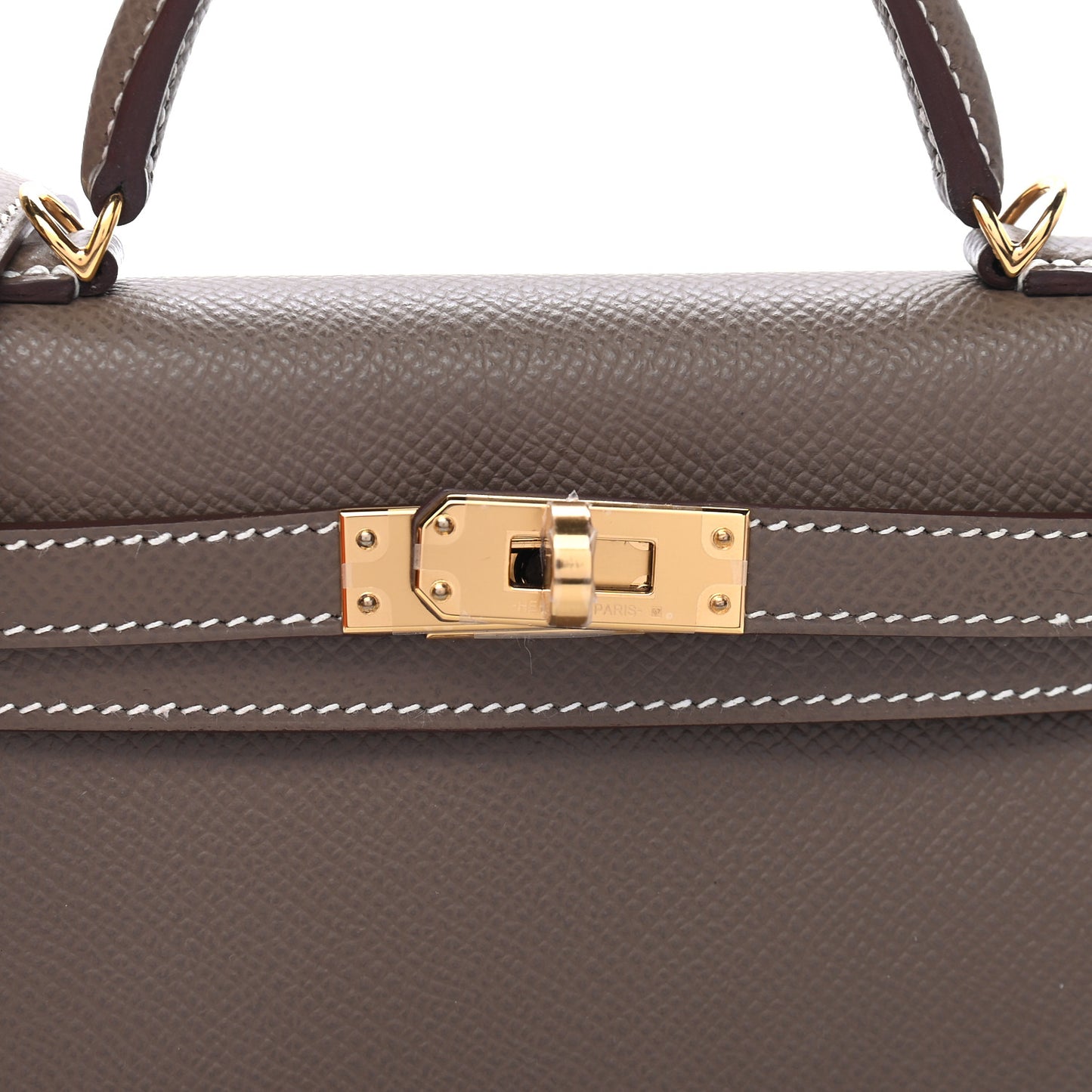 Epsom Mini Kelly Sellier 20 Etoupe