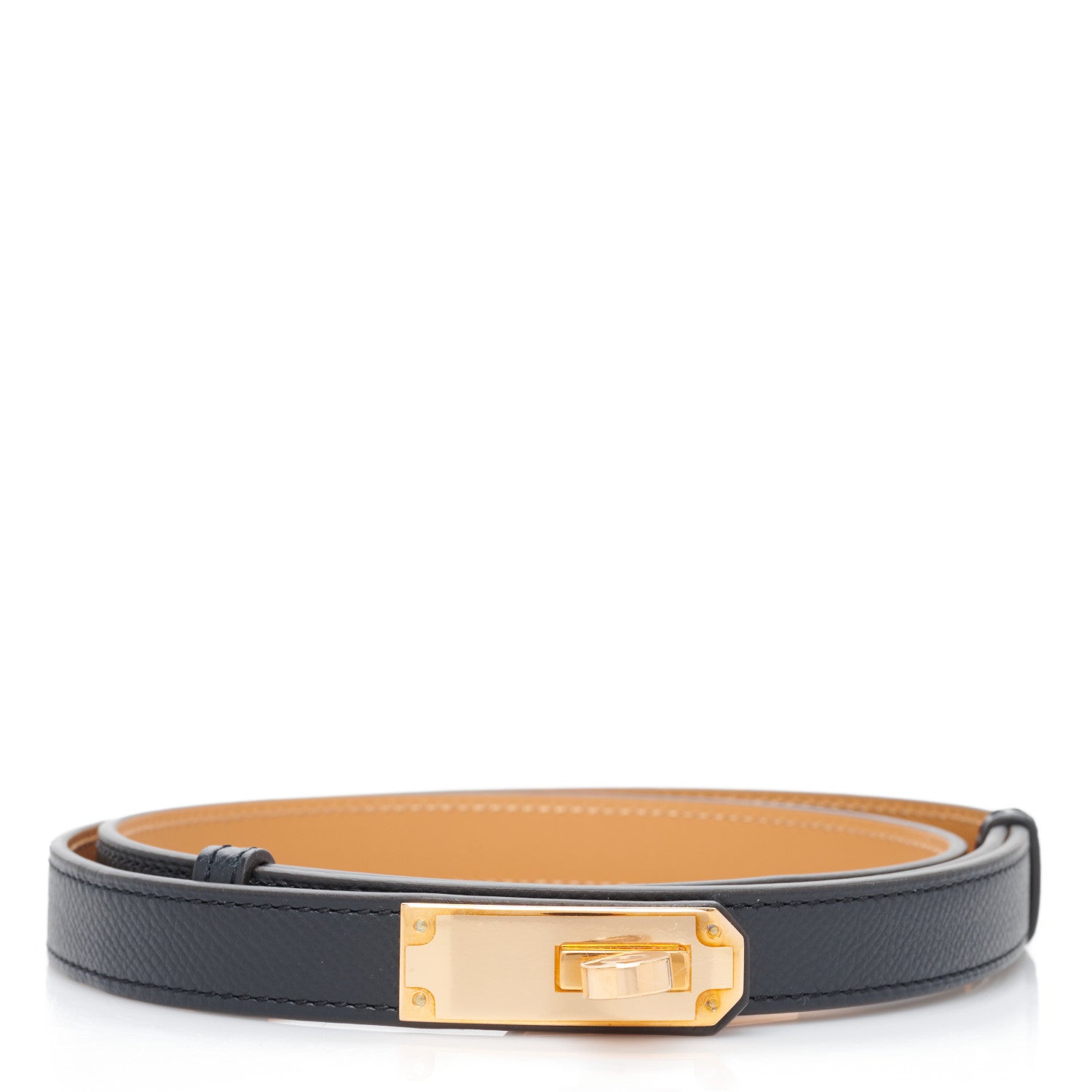 Hermes Epsom Kelly Belt Black 1 of 6