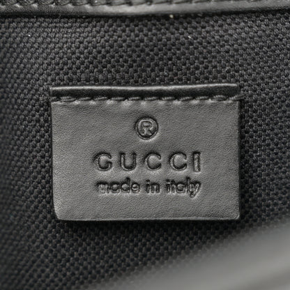 Gucci GG Supreme Monogram Web Slim Belt Bag Black Grey 6 of 12