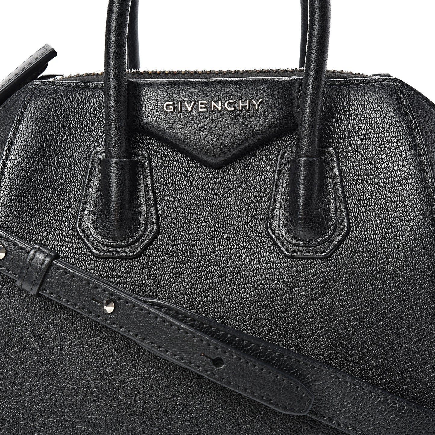 Sugar Goatskin Mini Antigona Black