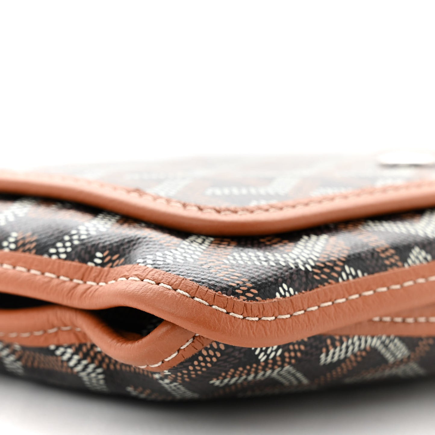 Goyardine Plumet Wallet Clutch Black Gold