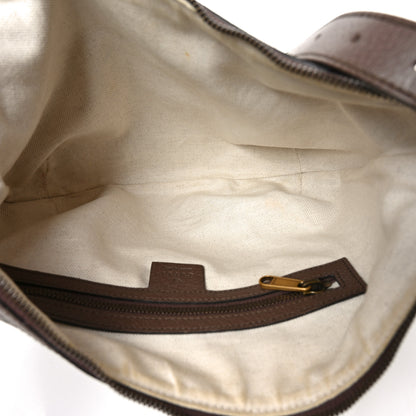 Gucci GG Supreme Monogram Web Small Ophidia Half Moon Hobo Brown 5 of 10